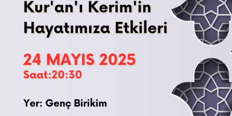 Konferans: “Kur’an’ı Kerim’in Hayatımıza Etkileri”, Remzi Korkmaz